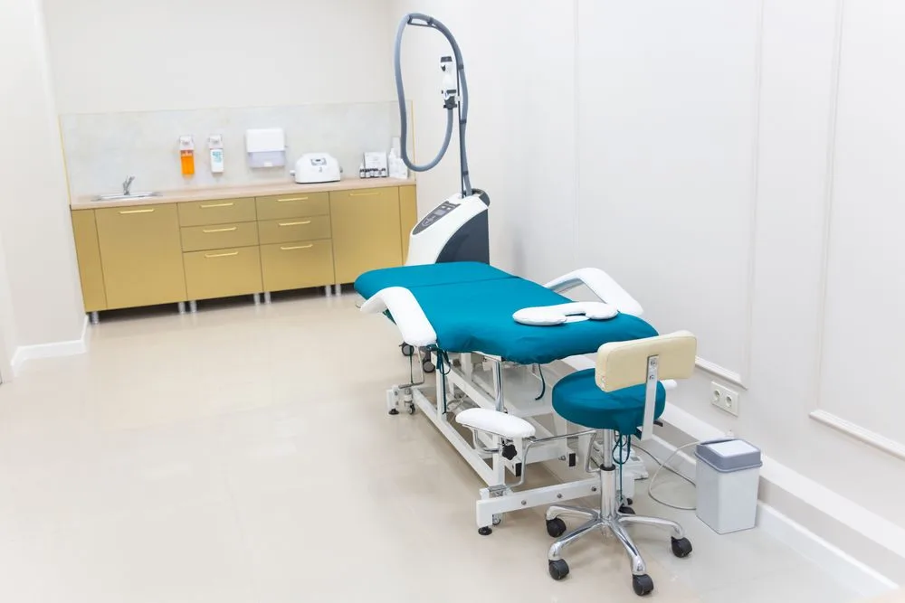 Modern, welcoming medical examination room